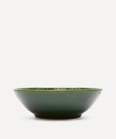 Emma Cerasulo Large Splatter Bowl In Green