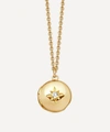 Astley Clarke Mini Biography Locket Necklace In Gold