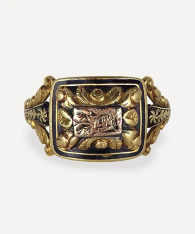 Kojis 18ct Gold Georgian Enamel Memorial Ring