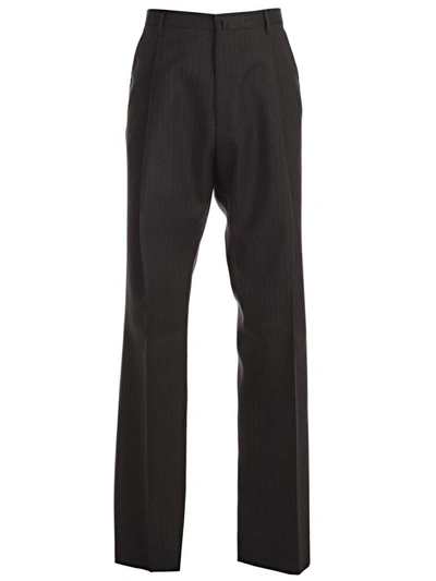 Lanvin Straight Leg Tailored Trousers In Black