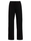 Co Wool & Cashmere Drawstring Knit Pants In Black