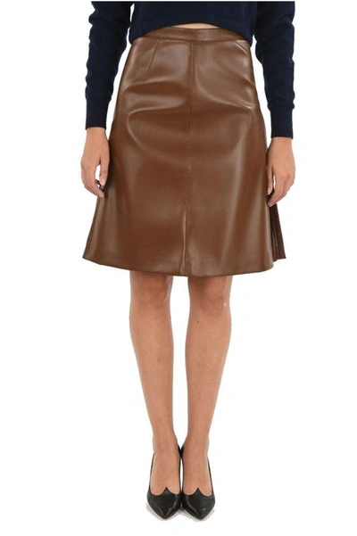 Burberry Women's Brown Polyester Skirt