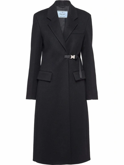 Prada Women's Black Wool Coat