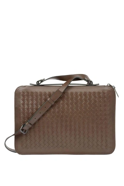 Bottega Veneta Men's Brown Leather Briefcase