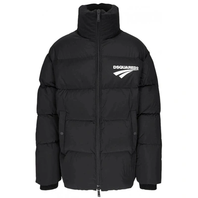 Dsquared2 Kids' Down Puffa Jacket In Black