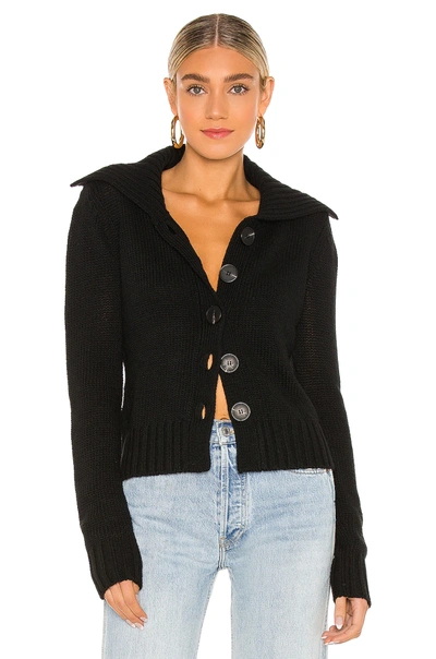 L'academie Winnie Cardigan In Black