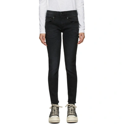 R13 Women's Alison Skinny Jeans In Black