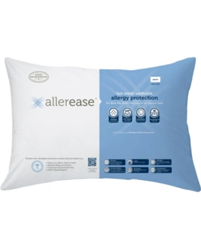 Allerease Hot Water Wash Extra Firm Density Queen Pillow In White