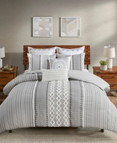 Ink+ivy Imani 3-pc. Comforter Set, King/california King In Charcoal