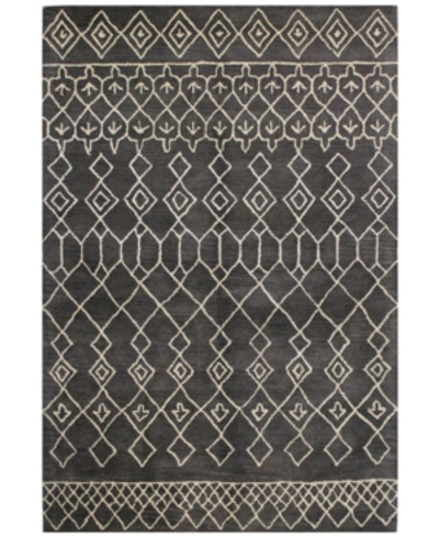 Bb Rugs Alistar Ali-258 3'6" X 5'6" Area Rug In Charcoal