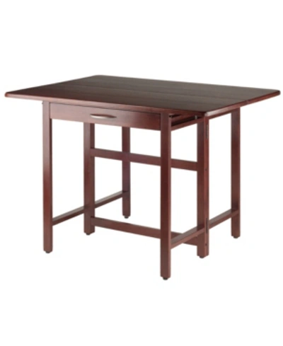 Winsome Taylor Drop Leaf Table In Brown