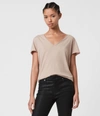 Allsaints Emelyn Tonic T-shirt In Pink