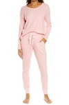 Papinelle Waffle Weave Pajamas In Peony