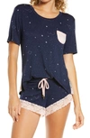 Honeydew Intimates Something Sweet Short Pajamas In Polar Constellation