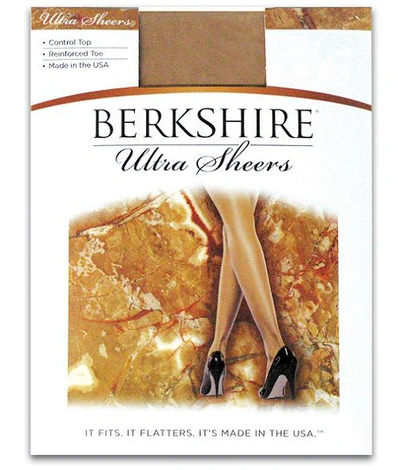 Berkshire Ultra Sheers Control Top Pantyhose In City Beige