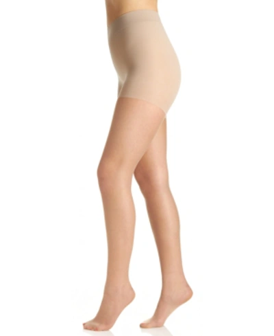 Berkshire Silky Control Top Extra Wear Sheer Lycra Leg In Nude