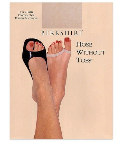 Berkshire Ultra Sheer Toeless Control Top Pantyhose In Nude