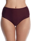 Chantelle Soft Stretch Retro Thong In Wine