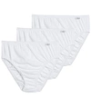 Jockey Plus Size Elance French Cut Brief 3-pack In White
