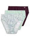 Jockey Plus Size Elance French Cut Brief 3-pack In Clear Water Pastels