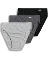 Jockey Elance French Cut Brief 3-pack In Grey Assorted