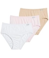 Jockey Elance Hipster 3-pack In Pink,ivory,sand