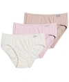 Jockey Elance Bikini 3-pack In Pink,ivory,sand