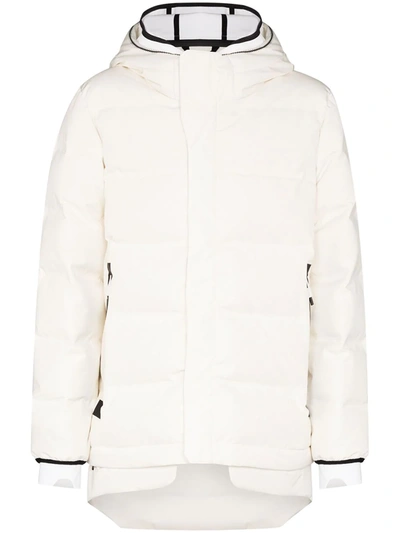 Templa White Hooded Puffer Jacket