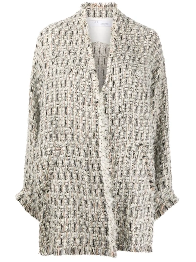 Iro Lany Oversized Tweed Jacket In Neutrals