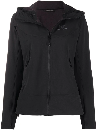 Arc'teryx Black Nylon Outerwear Jacket