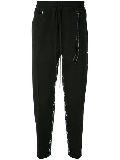 Mastermind Japan Metallic Logo Track Trousers In Black