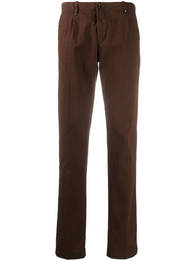 Myths Brown Straight-leg Trousers