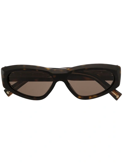 Givenchy Square-frame Tortoiseshell Sunglasses In Brown