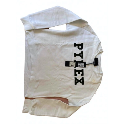 Pre-owned Pyrex White Cotton Top