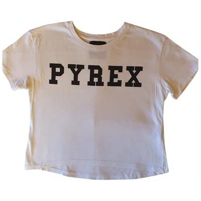Pre-owned Pyrex White Cotton Top