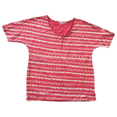 Pre-owned Marimekko Red Cotton Top
