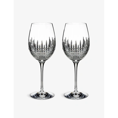 Waterford Lismore Diamond Essence Crystal Goblets Set Of Two In No Color