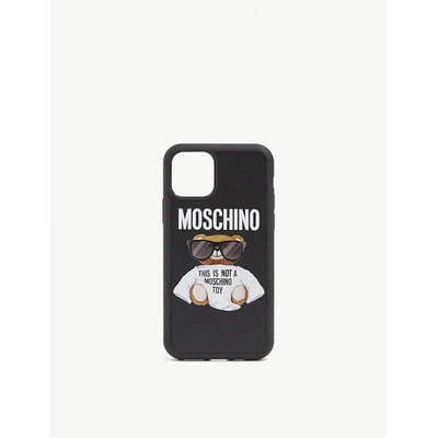 Moschino Teddy Iphone 11 Pro Max Case In Black