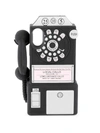 Moschino Rotary Pay Phone Iphone X/xs Phone Case In Black