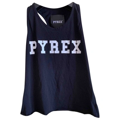 Pre-owned Pyrex Black Cotton  Top