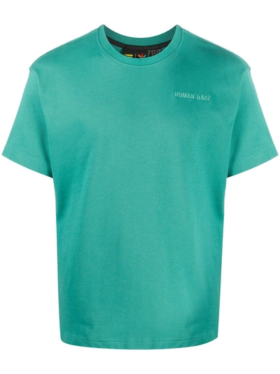 Adidas Originals By Pharrell Williams Gender Neutral Basic T-shirt In Green