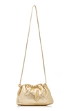 Mansur Gavriel Cloud Mini Leather Crossbody Bag In Gold