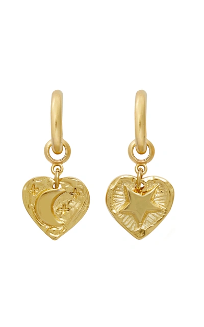 Brinker & Eliza Women's Goodnight Moon 24k-gold-plated Drop Earrings