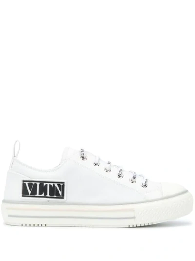 Valentino Garavani Giggies Sneakers In Fabric With Logo In White