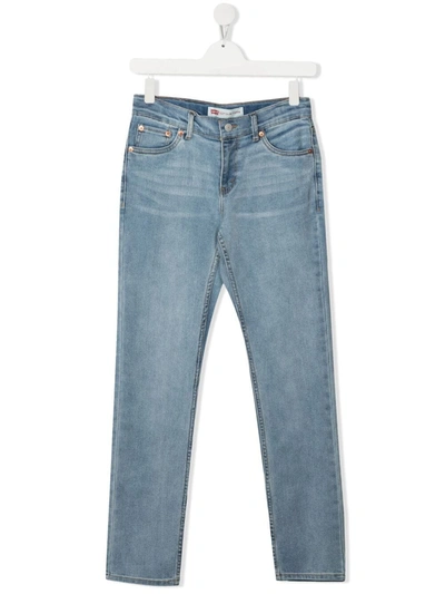 Levi's Kids' Draft Taper Jeans In Blue Denim