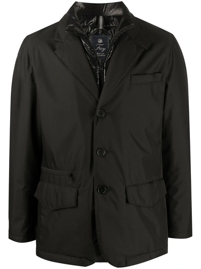 Fay Padded Lining Jacket In Black