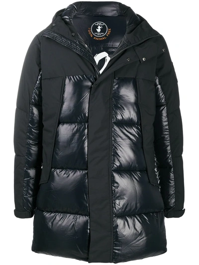 Save The Duck D4408u Lumay Padded Hooded Coat In Black