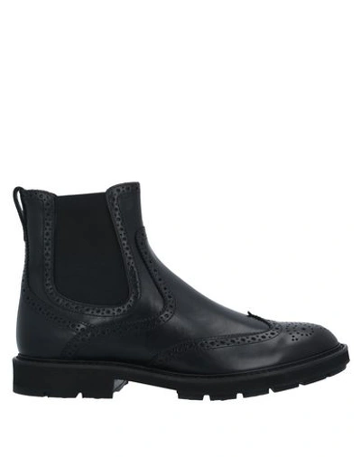 Tod's Ankle Boots In Black