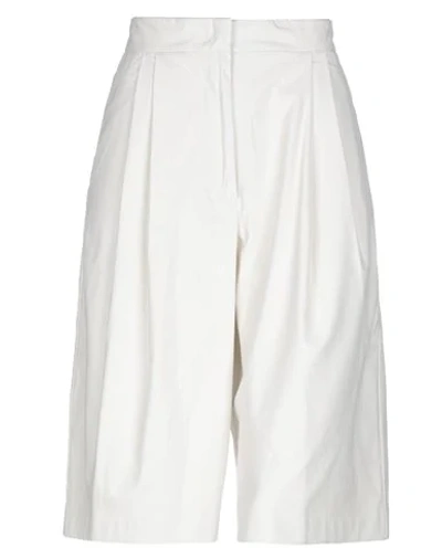 Nude Woman Pants Ivory Size 4 Polyurethane, Viscose In White