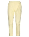 Semicouture Casual Pants In Yellow